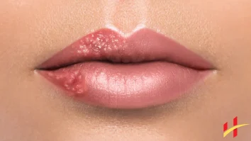 Cold Sore Vs Pimple on Lip