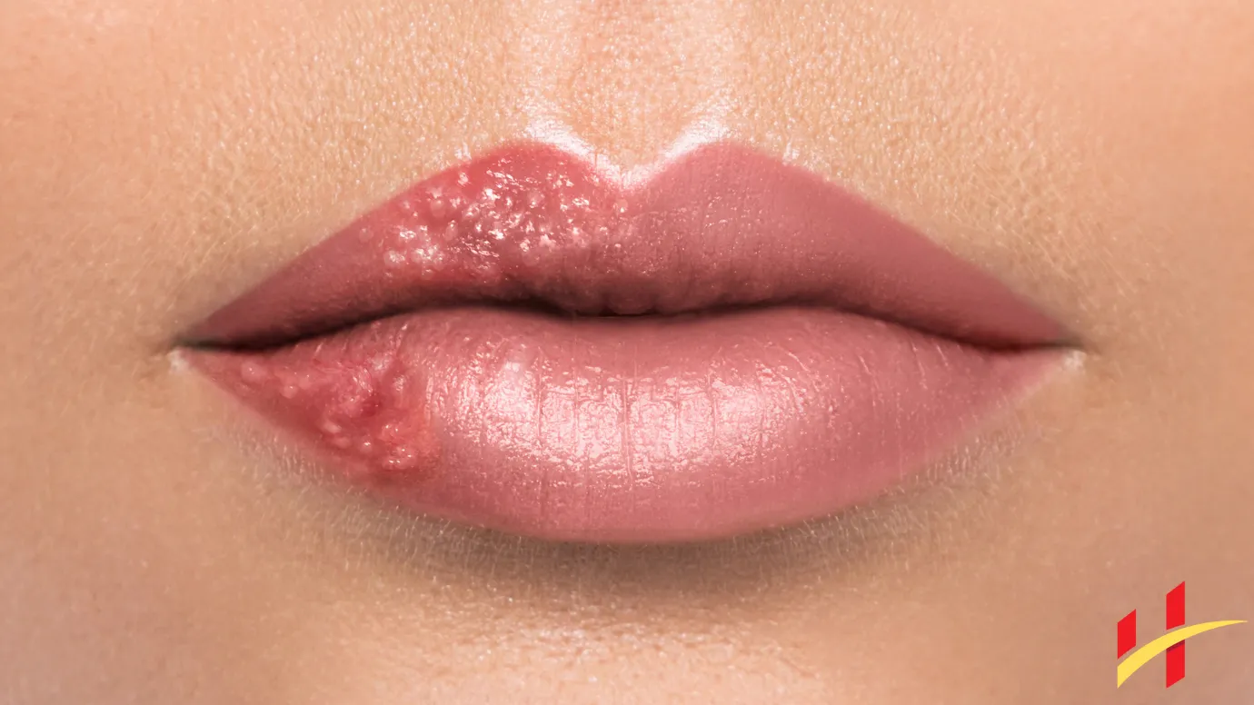 Cold Sore Vs Pimple on Lip